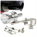 Fluier din aluminiu pentru toba marime M, compatibil cu motoare intre 1600 - 2000 cc - imagine 4