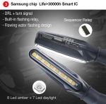 Set 2 lampi Semnalizare Moto SECVENTIALA, cu 2 functii, pozitie si semnalizare, 12V - imagine 7