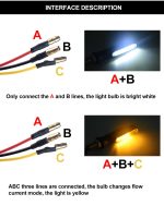 Set 2 lampi Semnalizare Moto SECVENTIALA, cu 2 functii, pozitie si semnalizare, 12V - imagine 11