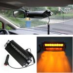 Lampa stroboscopica LED, montaj in parbriz, 8W, culoare Orange - imagine 3