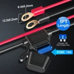 Dispozitiv Auto Premium 3in1, Splitter Bricheta, Incarcator USB/USB-C, Voltmetru Digital, alimentare 12V-24V - imagine 4