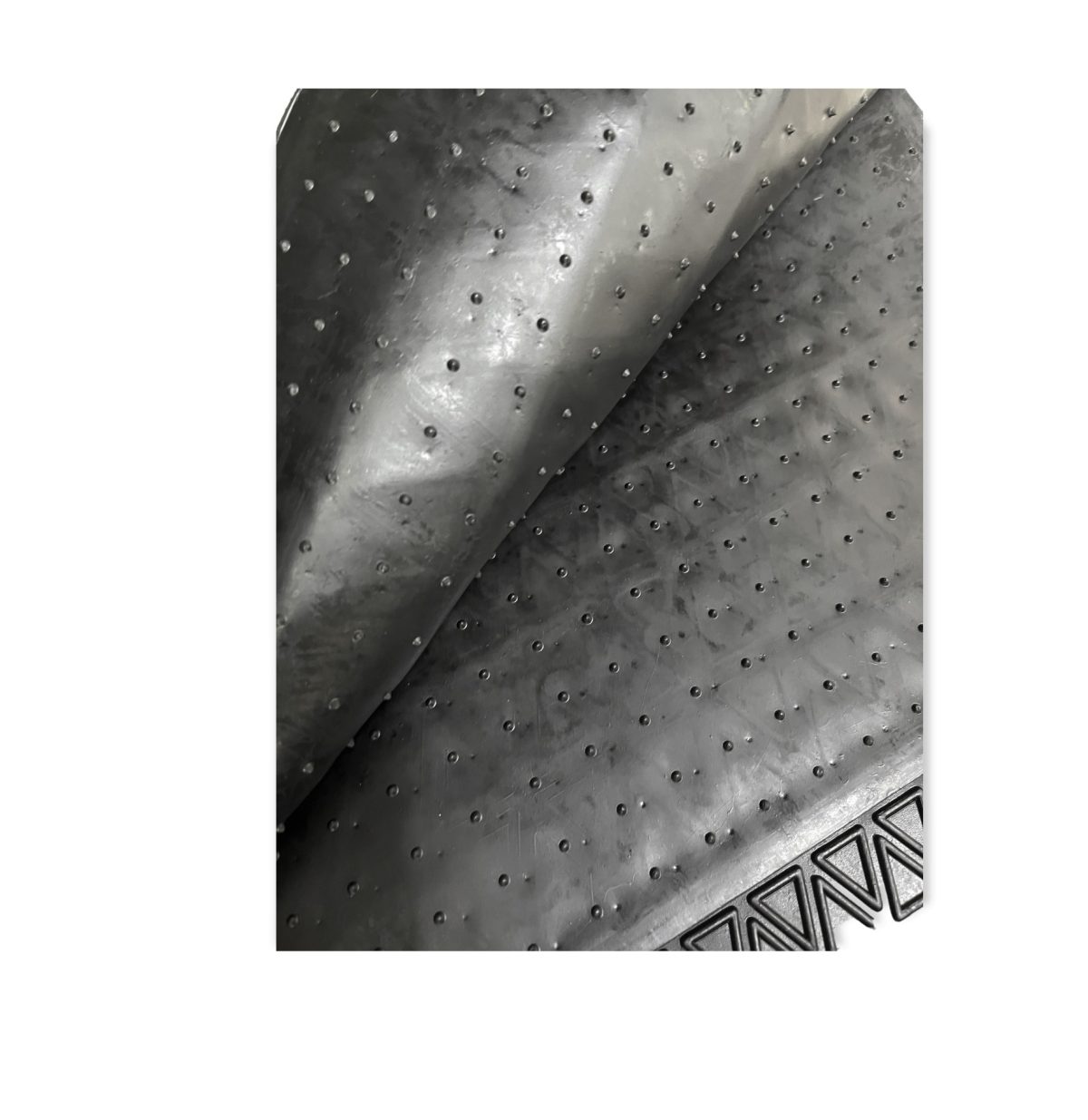 Covorase Auto Universale, din cauciuc sintetic moale, culoare Neagra cu dunga Rosie - imagine 3