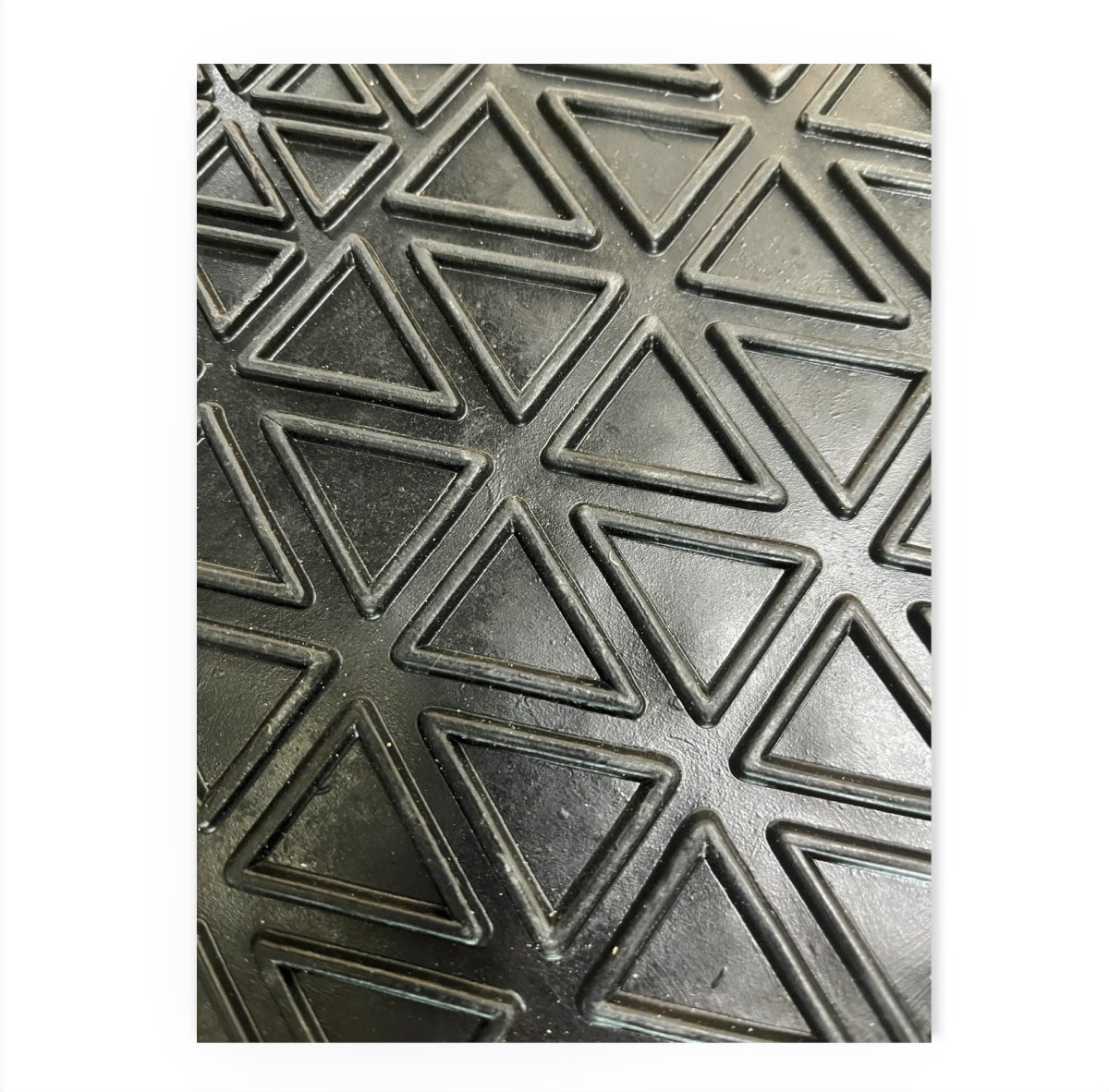 Covorase Auto Universale, din cauciuc sintetic moale, culoare Neagra cu dunga Rosie - imagine 4