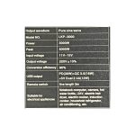 Invertor profesional 3000W 12V-220V 50 Hz Pur sinusoidal "Pur sine wave" - imagine 4