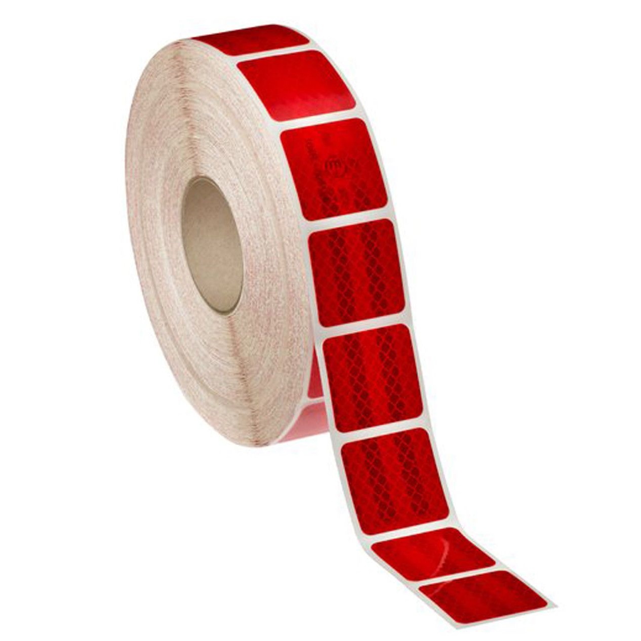 INT-ROSU.jpg Banda reflectorizanta adeziva intrerupta pentru prelate - ROSIE (rola 5cm x 45m) - imagine 1