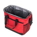Geanta termoizolanta pentru picnic sau plaja, capacitate 16l, culoare Rosie - imagine 10