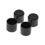 Set 4 buc. protectii anti-zgarieturi picioare scaun, diametru 22mm, culoare neagra - imagine 4