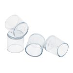Set 4 buc. protectii anti-zgarieturi picioare scaun, diametru 19mm, culoare transparent - imagine 4