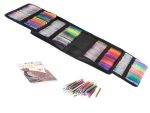 Set 242 piese, Pixuri cu gel multicolor + Rezerve + Carte de colorat + Penar - imagine 5