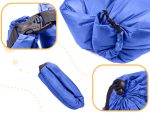 Saltea Autogonflabila "Lazy Bag" tip sezlong, 230 x 70cm, culoare Bleumarin, pentru camping, plaja sau piscina - imagine 2