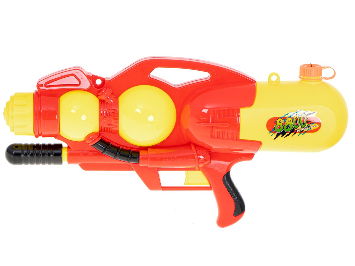 Pistol Lansator de apa pentru copii, model MEGA XXL, volum 2400 ml, dimensiune 60cm - imagine 2