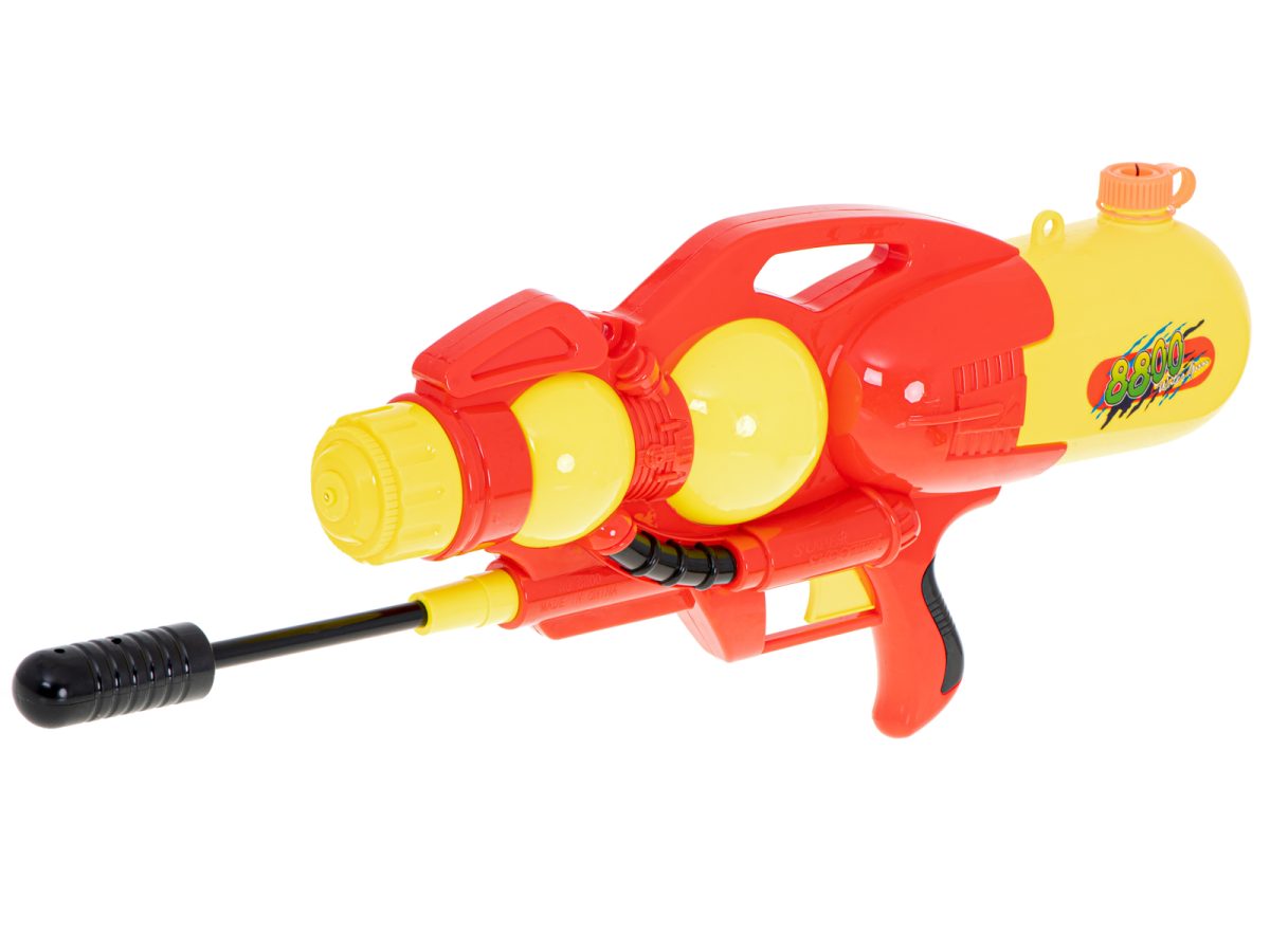 Pistol Lansator de apa pentru copii, model MEGA XXL, volum 2400 ml, dimensiune 60cm - imagine 5