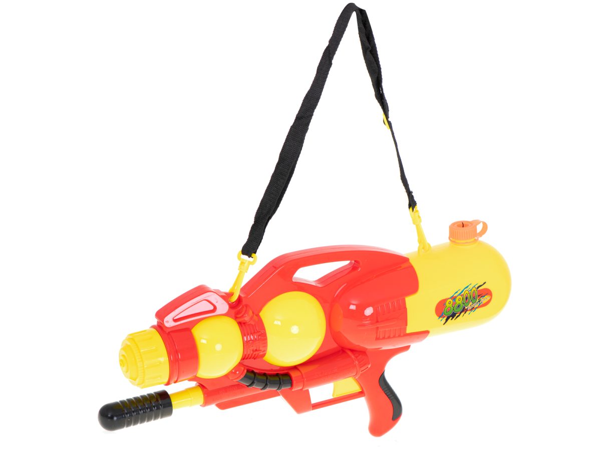 Pistol Lansator de apa pentru copii, model MEGA XXL, volum 2400 ml, dimensiune 60cm - imagine 7