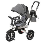 Tricicleta si Carucior pentru copii Premium TRIKE FIX V3 culoare Gri - imagine 5