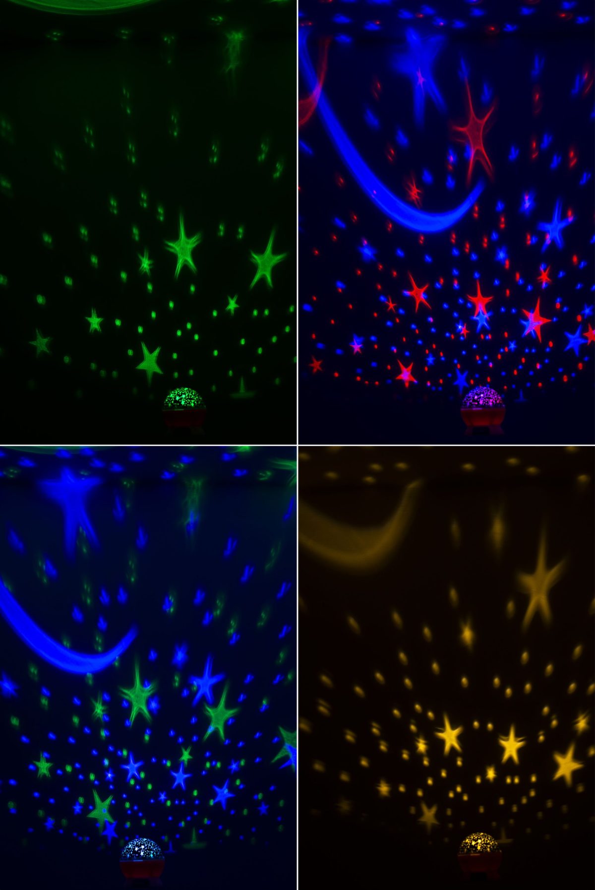 Proiector LED cu alimentare USB, model "Galaxy Stars" cu 9 moduri de afisare - imagine 10