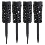 Set 4 lampi solare de gradina cu picior si agatatoare tip "Felinar" cu LED - imagine 10