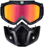 Masca de Protectie cu Ochelari Detasabili, cu destinatie Moto, ATV, SSV, QUAD - imagine 6