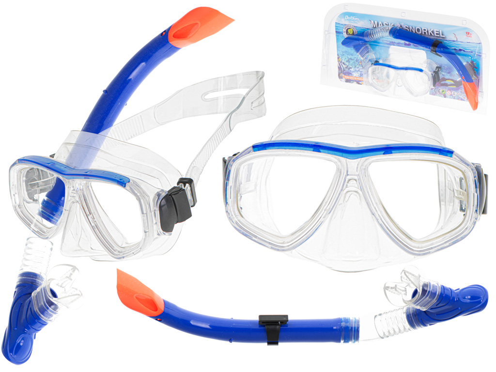 Maska-do-nurkowania-plywania-snurkowania-rurka-Zestaw-100562.jpg Set Masca + Snorkel pentru inot si scufundari, pentru adulti si adolescenti, dimensiune universala, reglabila - imagine 1