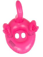 Saltea gonflabila (colac) pentru copii model Flamingo, dimensiune 66 x 47 cm - imagine 2