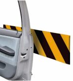 Set 2 placi de protectie coliziune portiera auto pentru garaje sau parcari, 50 x 10 cm - imagine 2