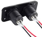 Panou electric suplimentar impermeabil pentru vehicule Off Road, ATV, SSV, tensiune 12-24V, 2 x USB si Voltmetru - imagine 4