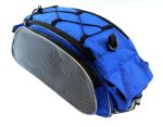 Geanta transport albastra pentru portbagajul bicicletei AVX-RW2B