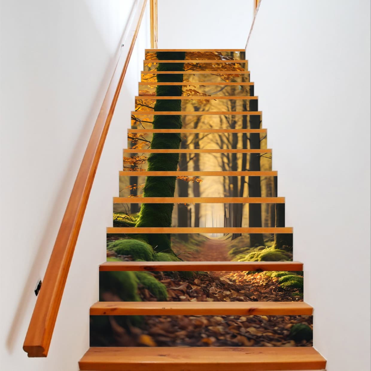 STAIRS-09.jpg Sticker decorativ pentru scari interioare, print autoadeziv de inalta rezolutie, dimensine 200 x 124 cm, cod: AVX-STAIRS-09 - imagine 1