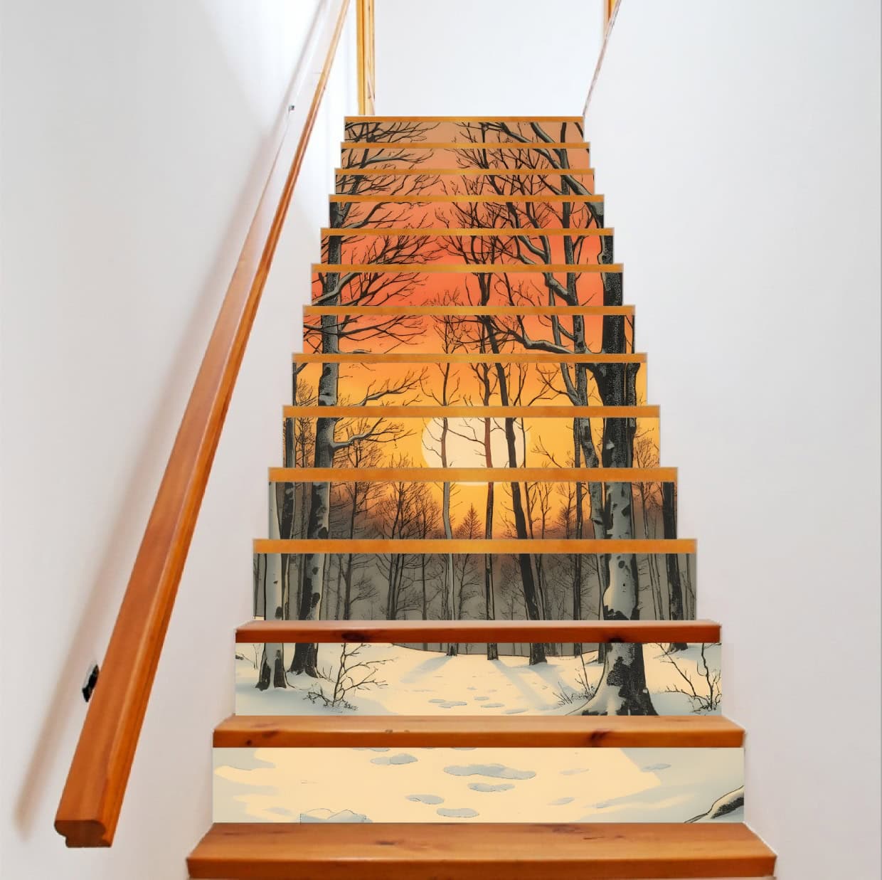 STAIRS-10.jpg Sticker decorativ pentru scari interioare, print autoadeziv de inalta rezolutie, dimensine 200 x 124 cm, cod: AVX-STAIRS-10 - imagine 1