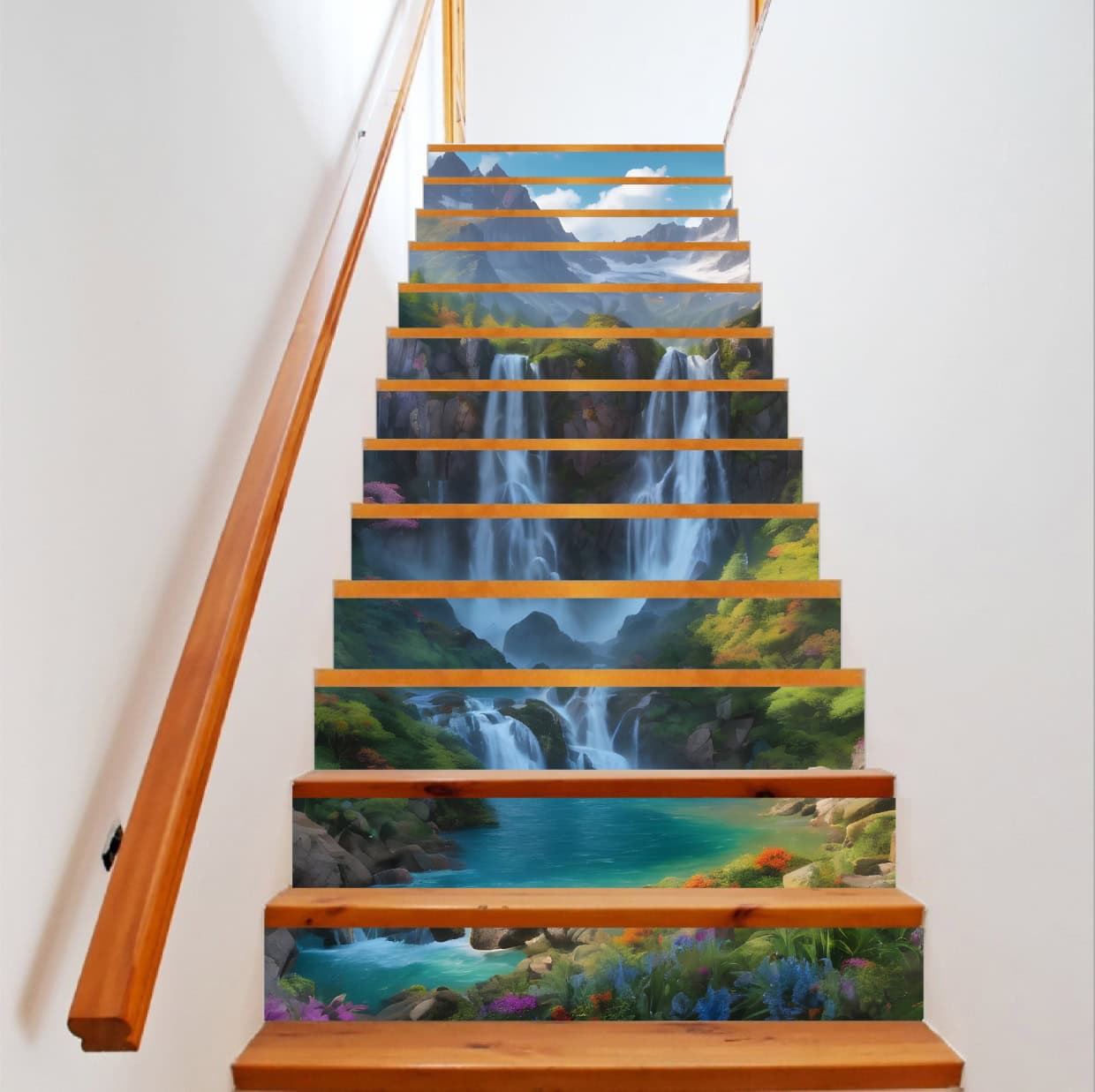 STAIRS-13.jpg Sticker decorativ pentru scari interioare, print autoadeziv de inalta rezolutie, dimensine 200 x 124 cm, cod: AVX-STAIRS-13 - imagine 1