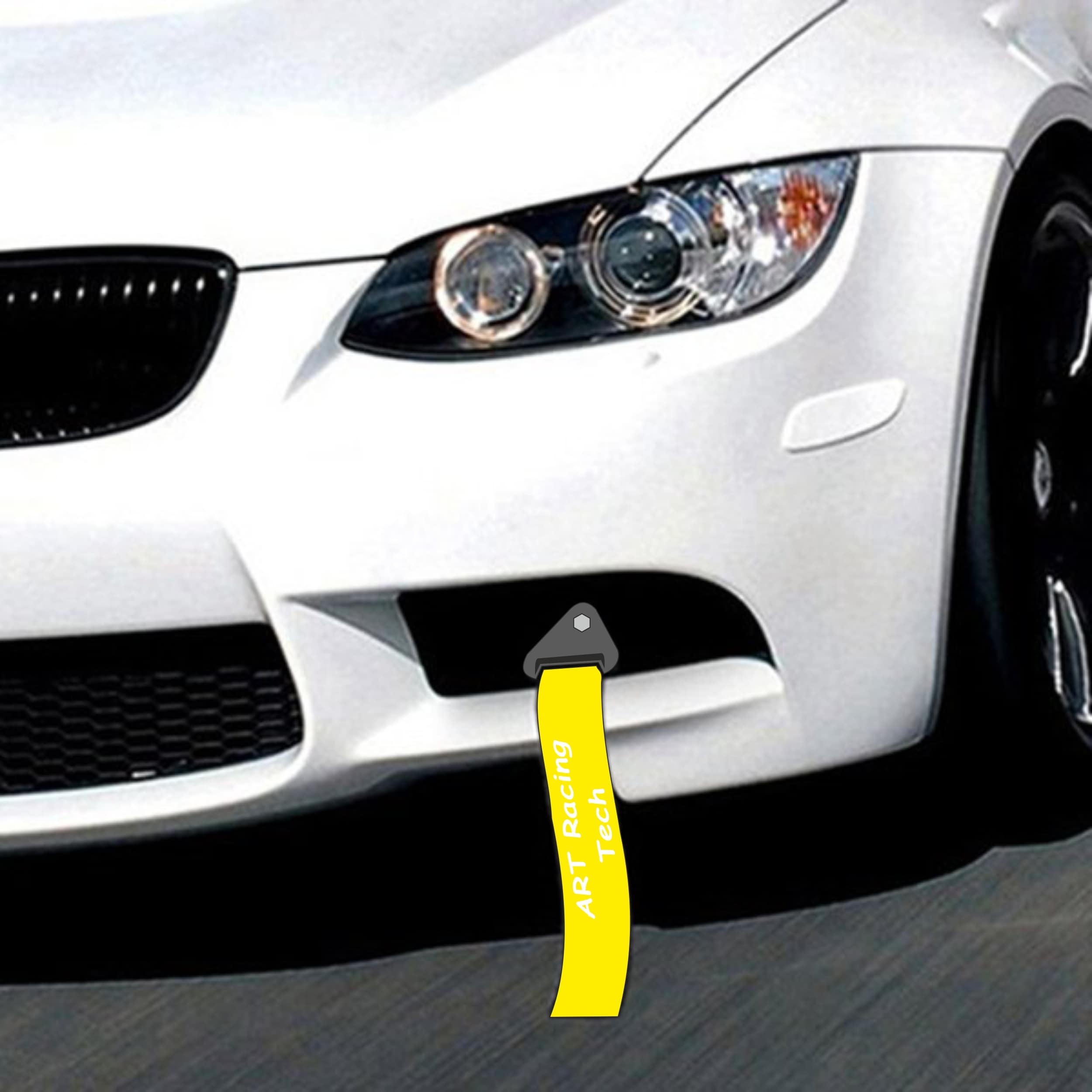 Sufa-Remorcare-Galbena__1_.jpg Ornament Racing de tip Curea/Sufa pentru carlig de remorcare, culoare Galben - imagine 1