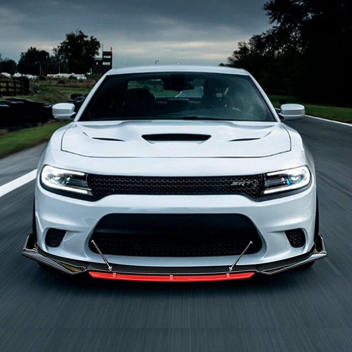 Set 2 Tije din Aluminiu reglabile pentru Consolidare Spoiler, lungime 15cm, IMITATIE CARBON - imagine 4