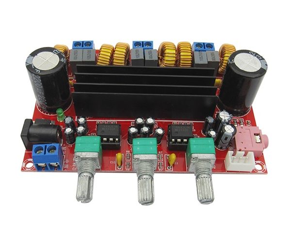 Kit amplificator 2.1, Clasa D, putere 2 x 50W + 100W, TPA3116D2