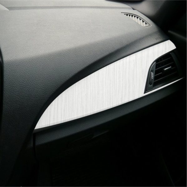 Folie Auto Colantare Trimuri, Model Lemn Alb, 100 x 45cm