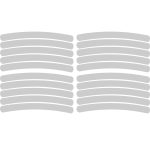 Set 20 bucati Elemente Reflectorizante "Wheel Arch" pentru autoturisme, biciclete, motociclete, atv-uri, scutere, culoare Argintiu - imagine 3