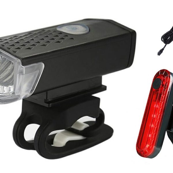 Kit Bicicleta Lampa Frontala LED + Lampa Stop LED ZD41B