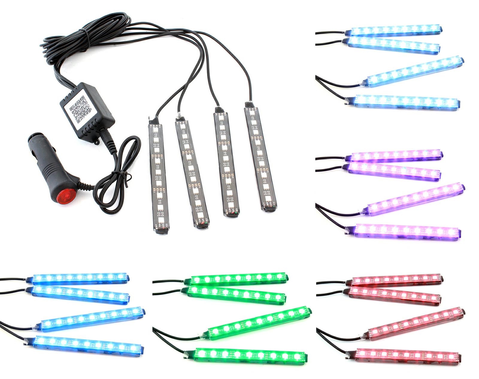 ZD65B_zd65b_11.jpg Lumini UnderCar LED - RGB pentru interior sau exterior cu Bluetooth - 12cm ZD65B - imagine 1