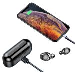 Casti fara fir TWS Ear Drops cu statie de andocare/incarcare - imagine 5