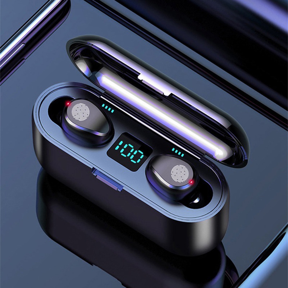 ZS2P_zs2p_07.jpg Casti fara fir TWS Ear Drops cu statie de andocare/incarcare - imagine 1