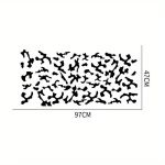 Set 2 stickere autoadezive Tuning in doua culori, model "Paint Stains", dimensiune 97 x 47 cm, culoare Negru + Rosu - imagine 5