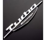 Emblema auto TURBO EDITION (reliefata 3D) - cu banda adeziva - imagine 2