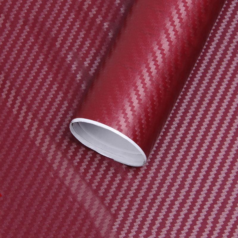 carbon-3d-burgundy.jpg Folie colantare auto Carbon 3D - Visiniu (3m x 1,27m) - imagine 1