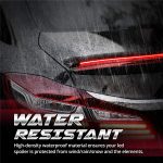 Eleron auto cu lampa stop frana suplimentara pentru autoturisme, 12V, 120cm, Carbon - imagine 12