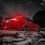 Eleron auto cu lampa stop frana suplimentara pentru autoturisme, 12V, 120cm, Carbon - imagine 9