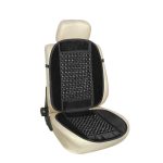 Huse auto cu bile de masaj din lemn si margine de plus neagra CSM-01-Black - imagine 2