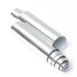 Set 2 bucati folie Crom pentru colantare oglinzi sau alte ornamente 25 x 25cm - imagine 2