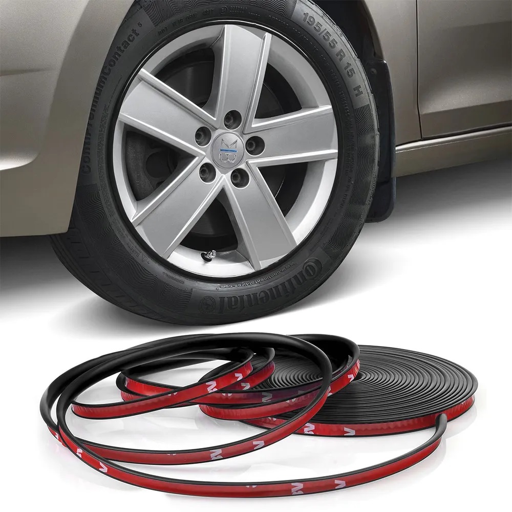 dfafrthtry.jpg Inele de protectie si decor jante, adezive, din plastic flexibil - NEGRU - imagine 1