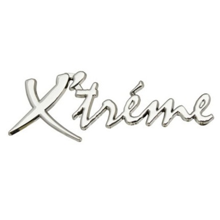 dfaghy4uitk.jpg Emblema auto metalica, autoadeziva, model "X’TREME", finisaj Crom, dimensiune, 15 x 3 cm - imagine 1
