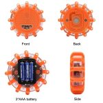 Lampa LED de urgenta pentru siguranta rutiera cu baza magnetica si functie de lanterna - imagine 3