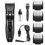 Aparat de tuns profesional pentru cani cu acumulator, lama titan + ceramica, incarcare USB, culoare Neagra, model AVX-WT-BLACK-T10 - imagine 3