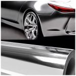 Folie colantare auto Crom (1m x 1,52m) - imagine 2